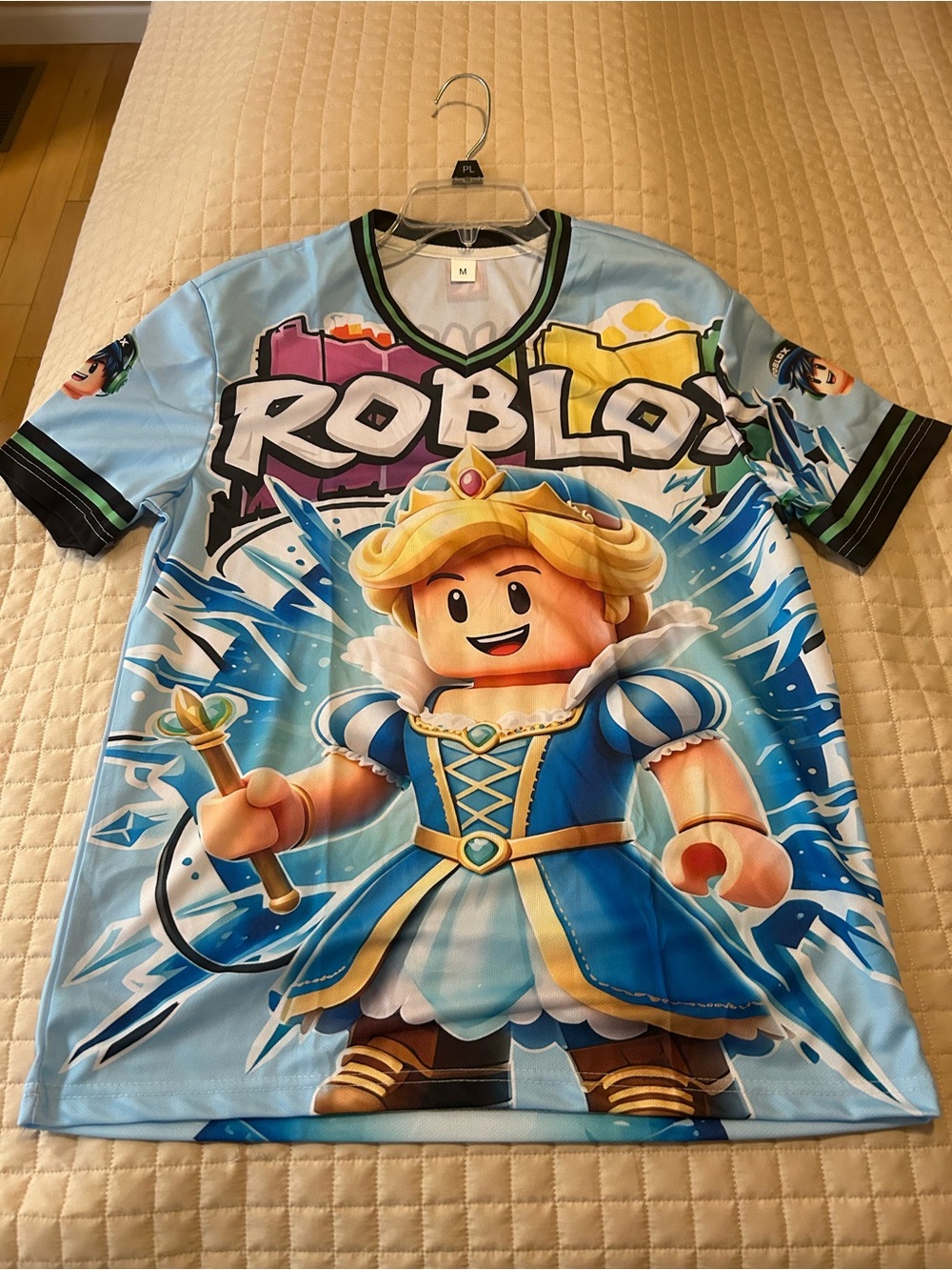 Kids' Light Blue Princess Graphic Tee